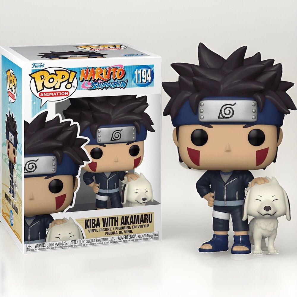 Funko POP! Animation: Naruto Shippuden - Kiba w/ Akamaru #1194
